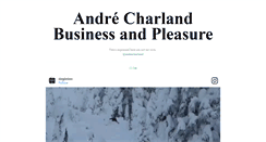 Desktop Screenshot of andrecharland.com
