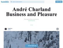 Tablet Screenshot of andrecharland.com